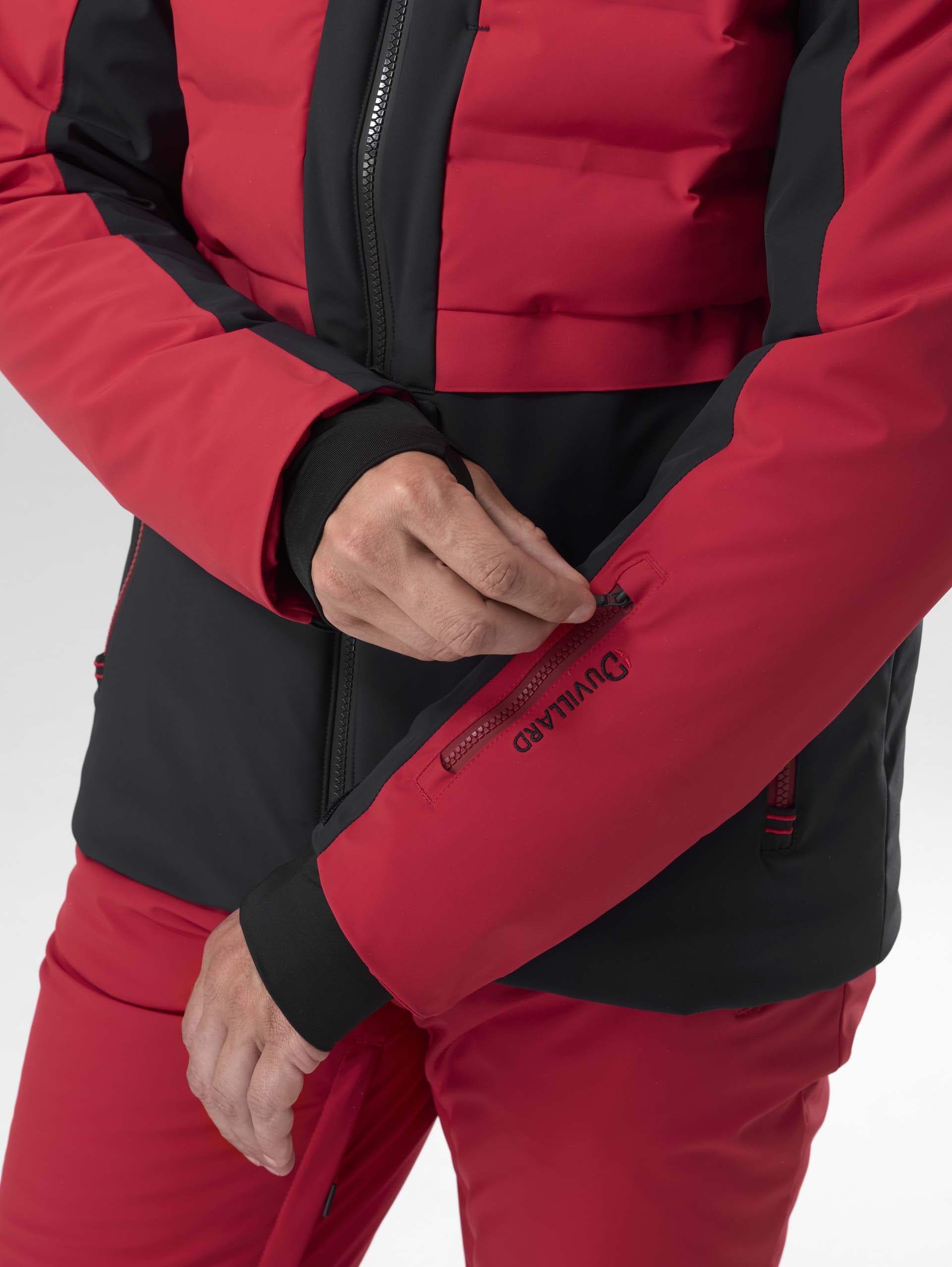 VESTE DE SKI CALIXTE HOMME - LAVA RED