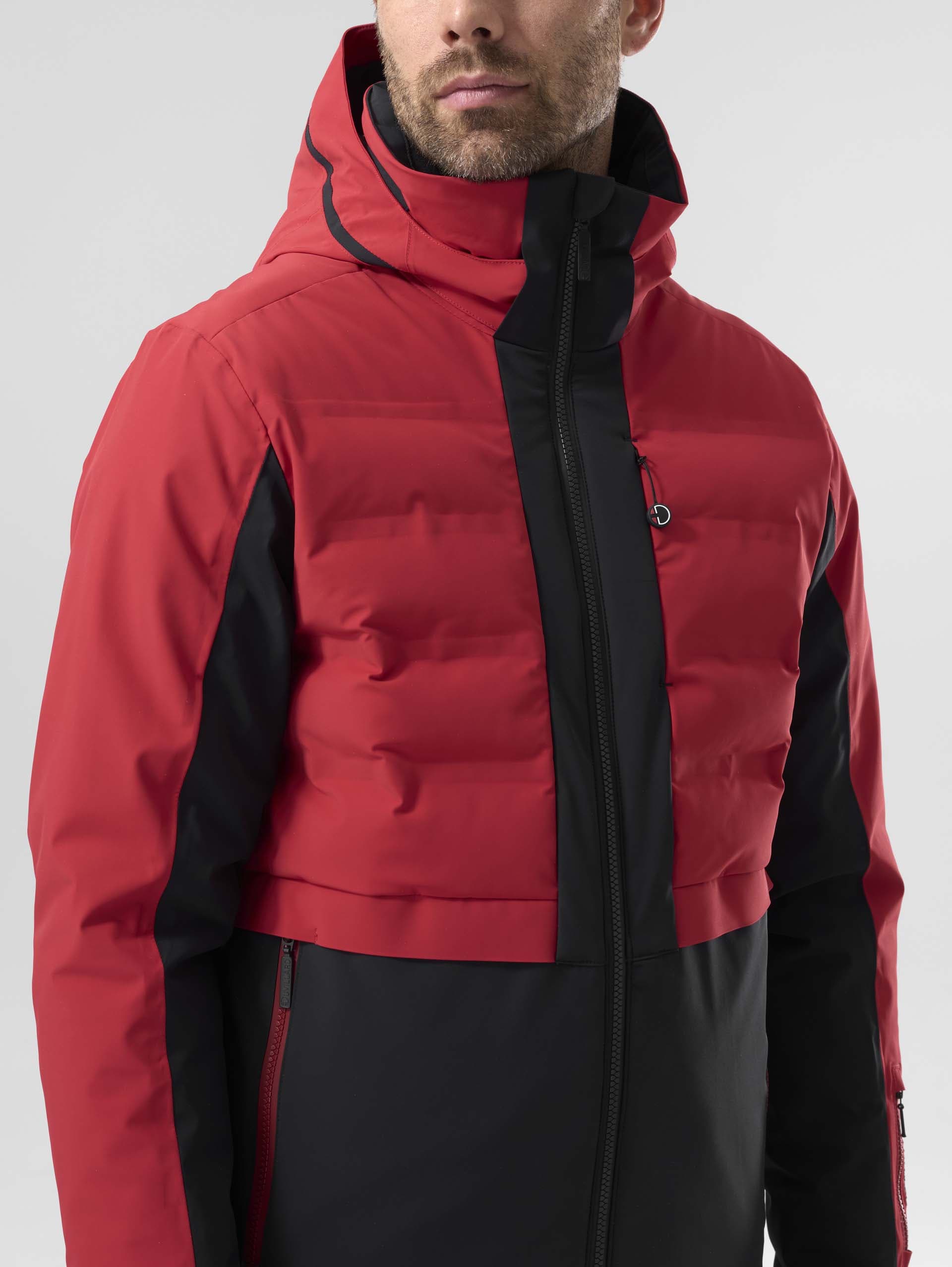 VESTE DE SKI CALIXTE HOMME - LAVA RED