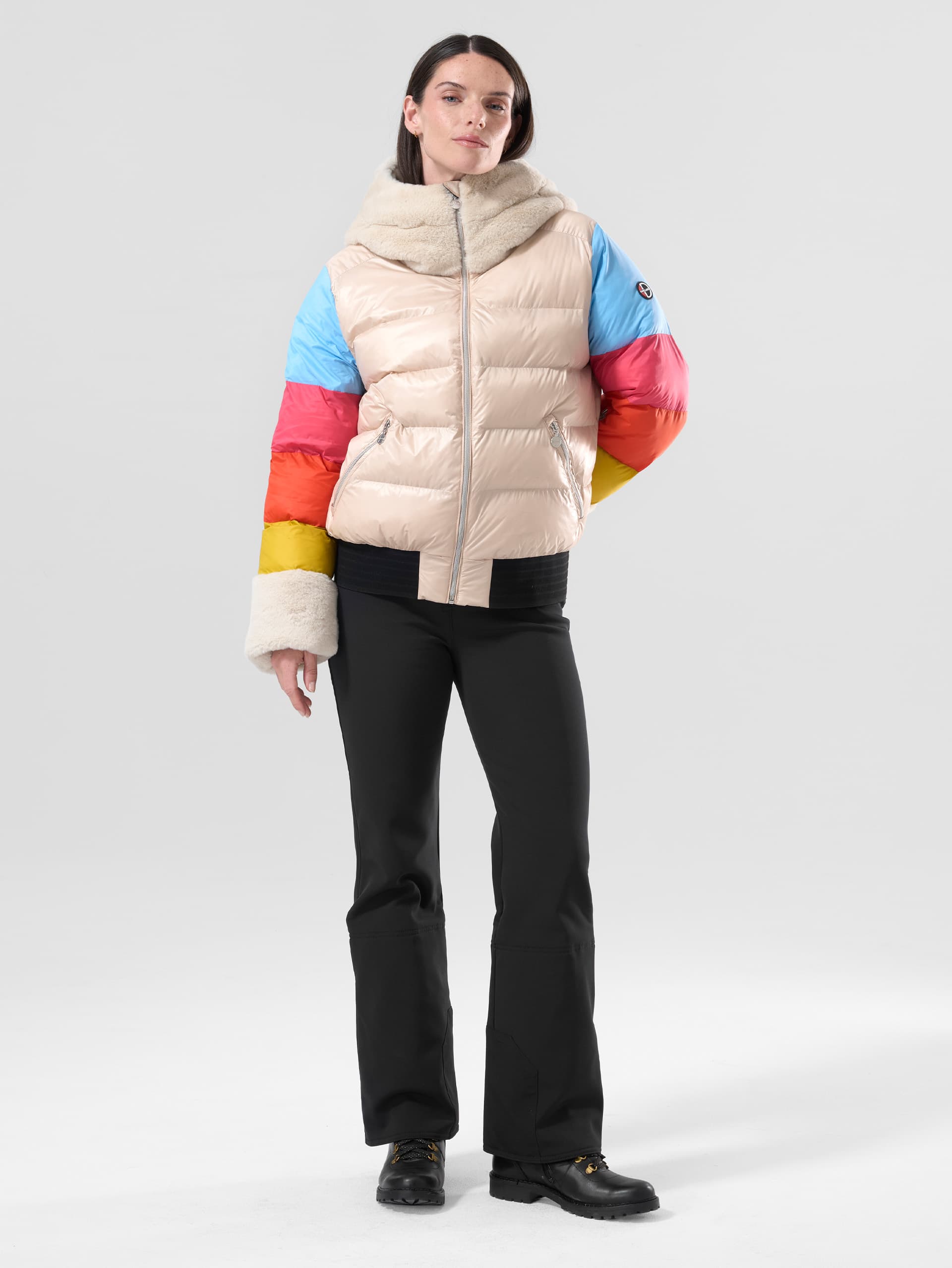 VESTE DE SKI FEMME ESTHER FUR - MULTICO