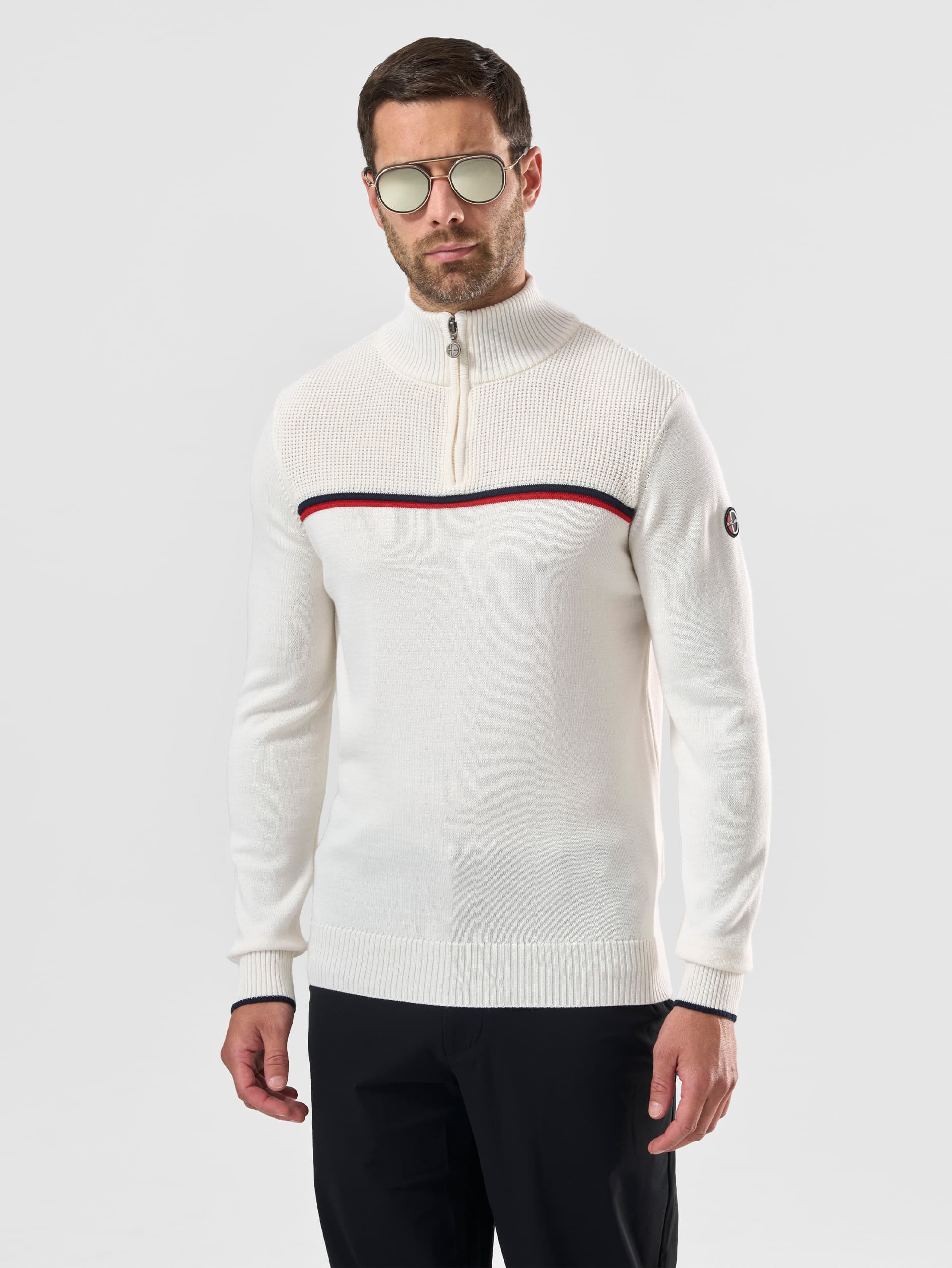 PULL HOMME PENIEL - WHITE