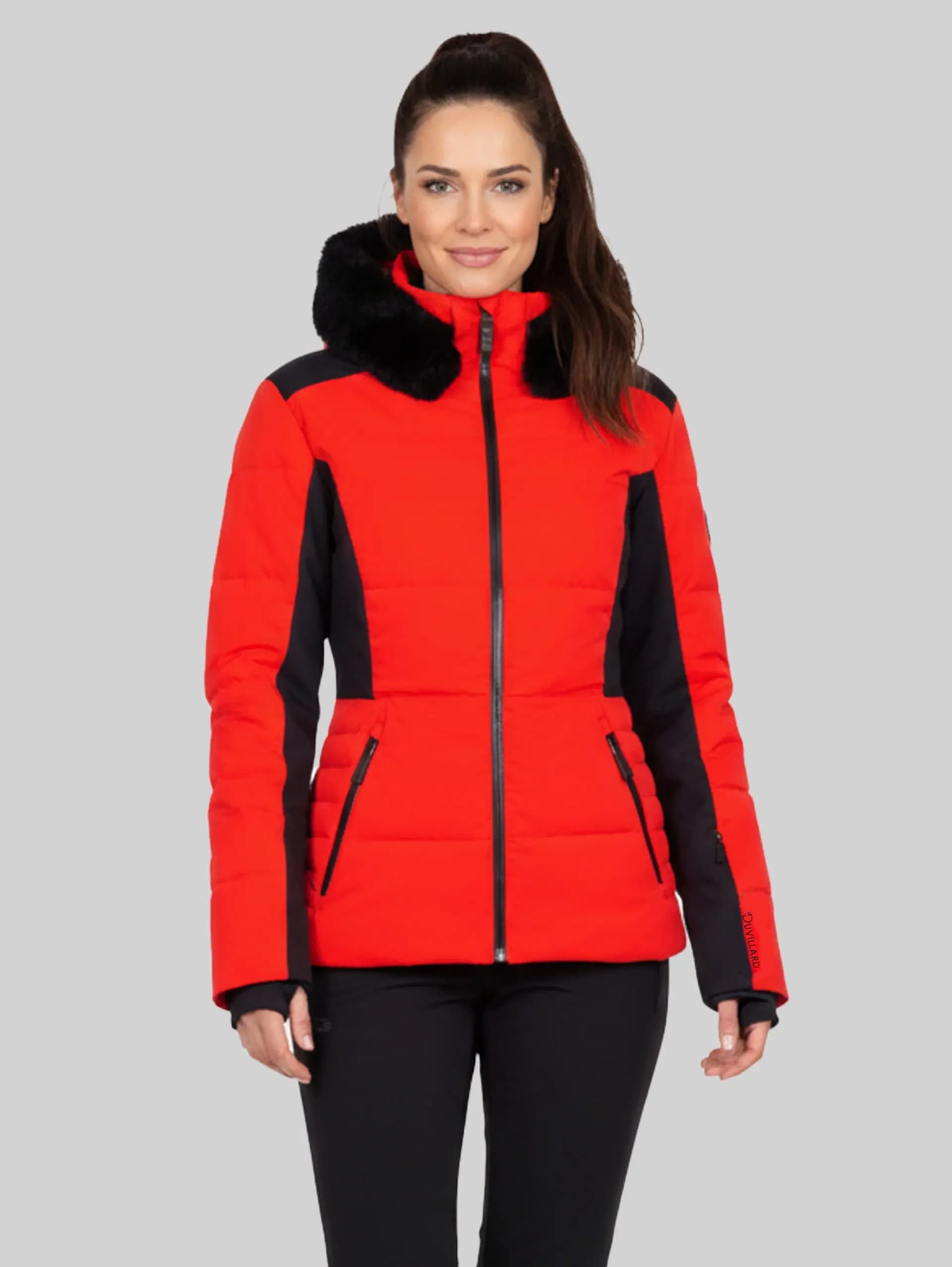 VESTE DE SKI FEMME CECILE - TRUE RED
