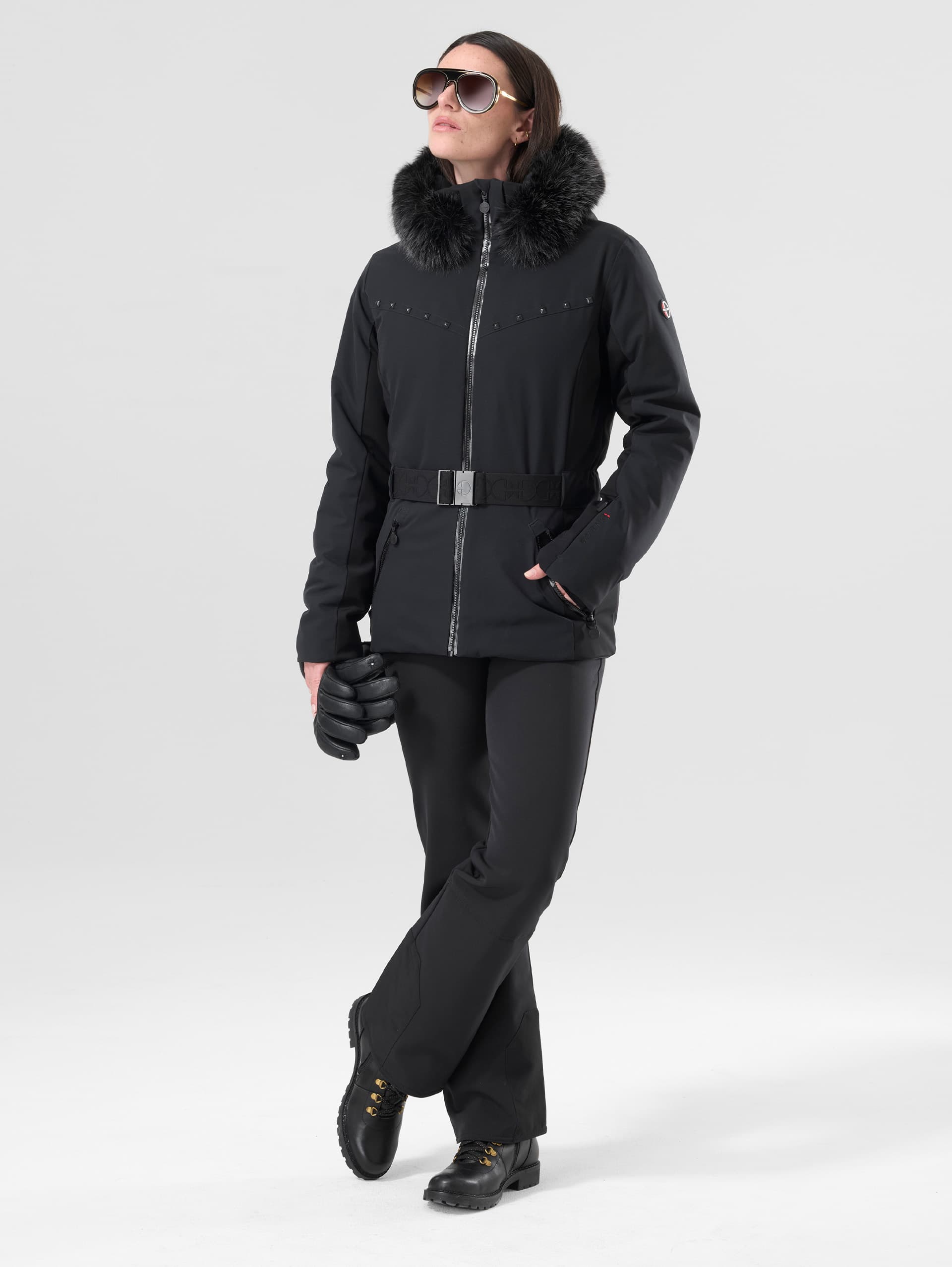 ESTELLE 2 WOMEN'S SKI JACKET - BLACK1