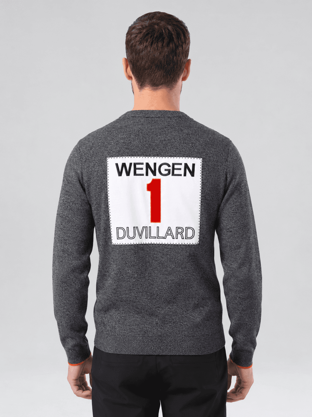 PETER 2 MEN'S PULLOVER - BLACK MELANGE