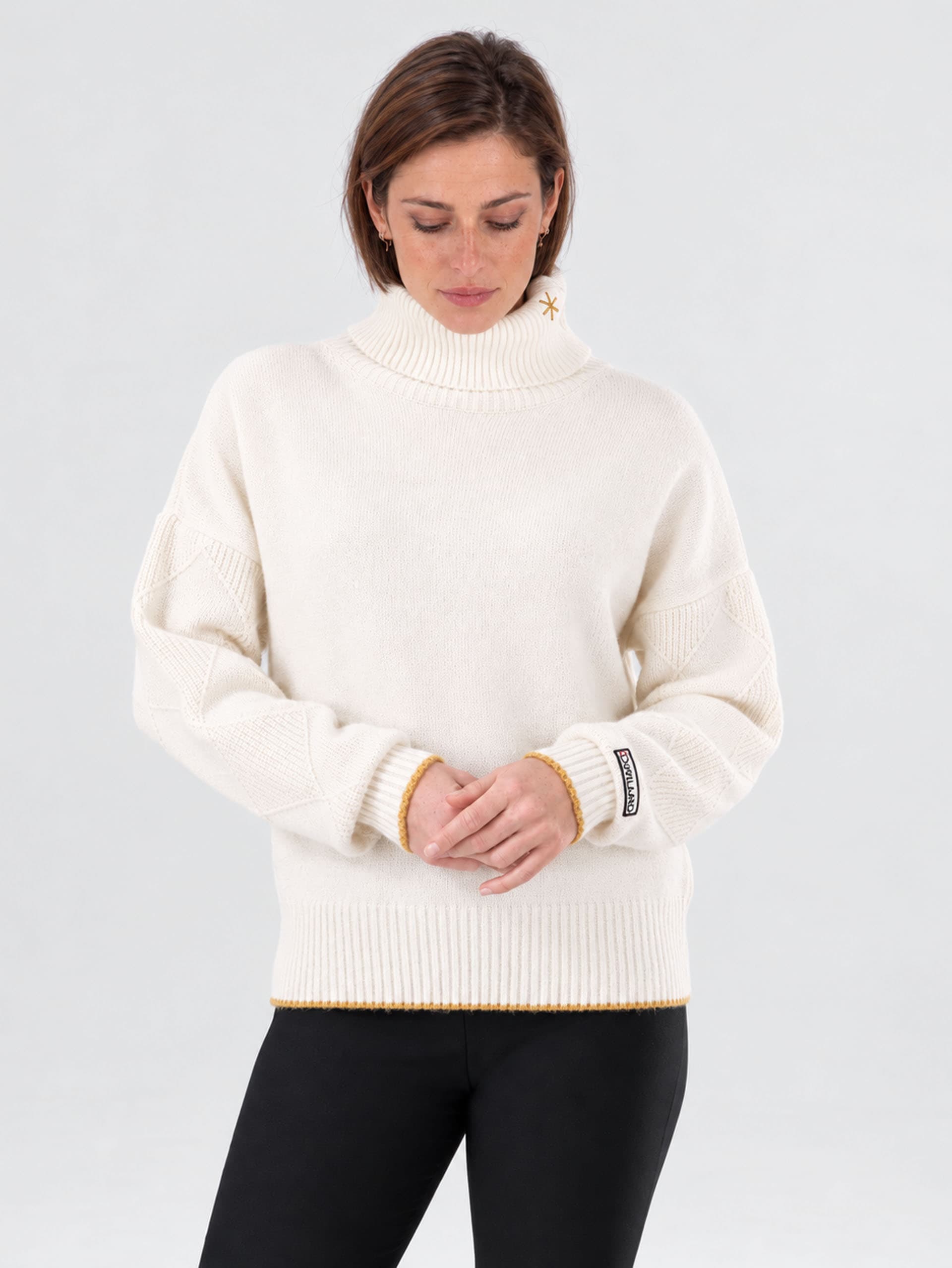 Pull Col Roulé Femme PEPINA - WHITE