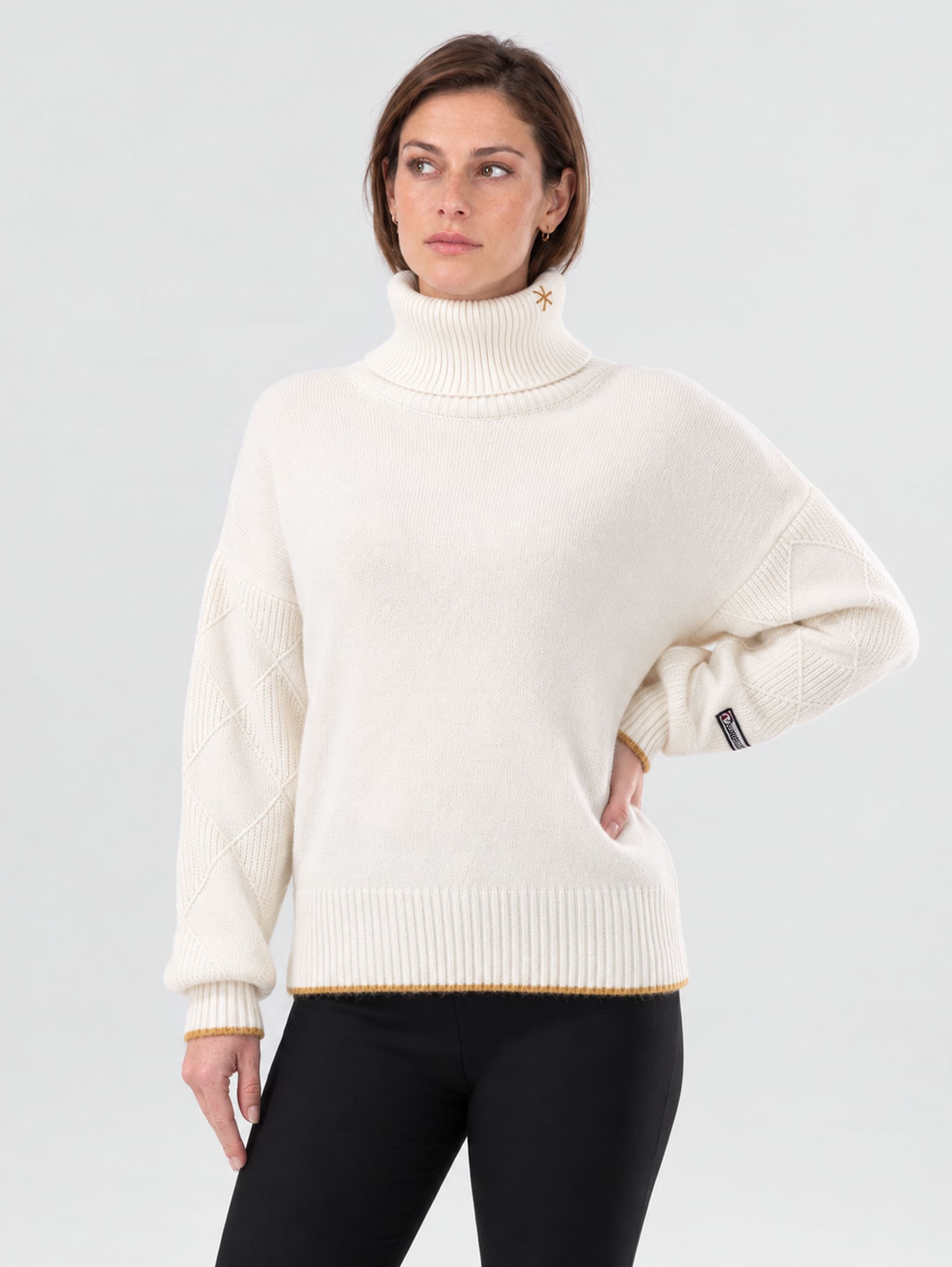 Pull Col Roulé Femme PEPINA - WHITE