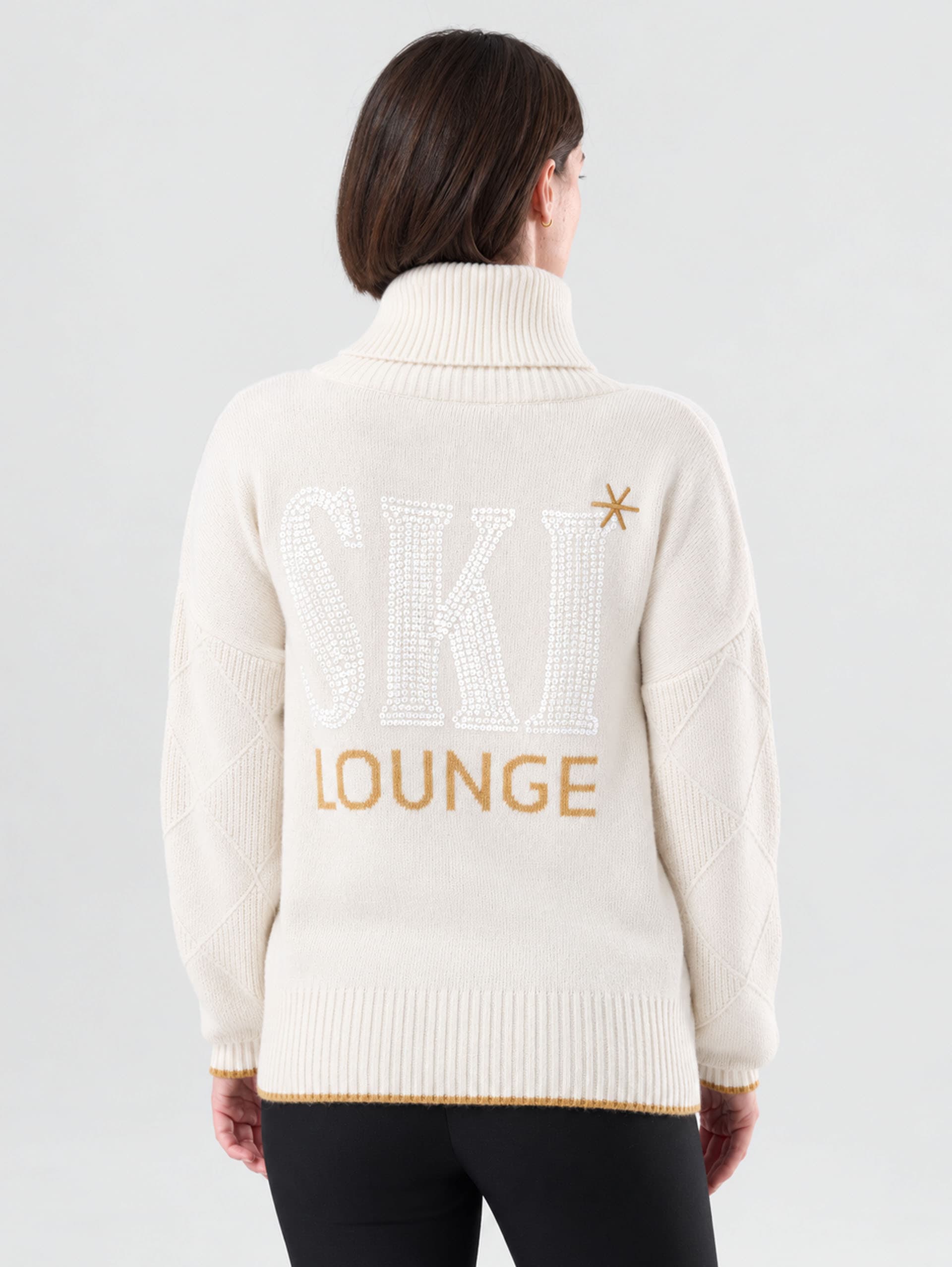 Pull Col Roulé Femme PEPINA - WHITE