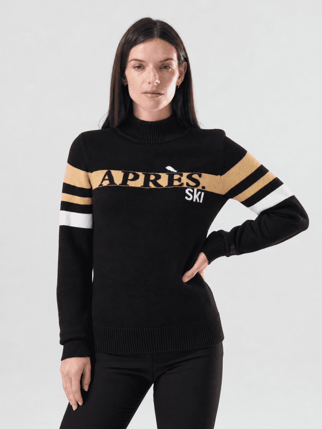 PRIYA3 Women's Sweater - BLACK