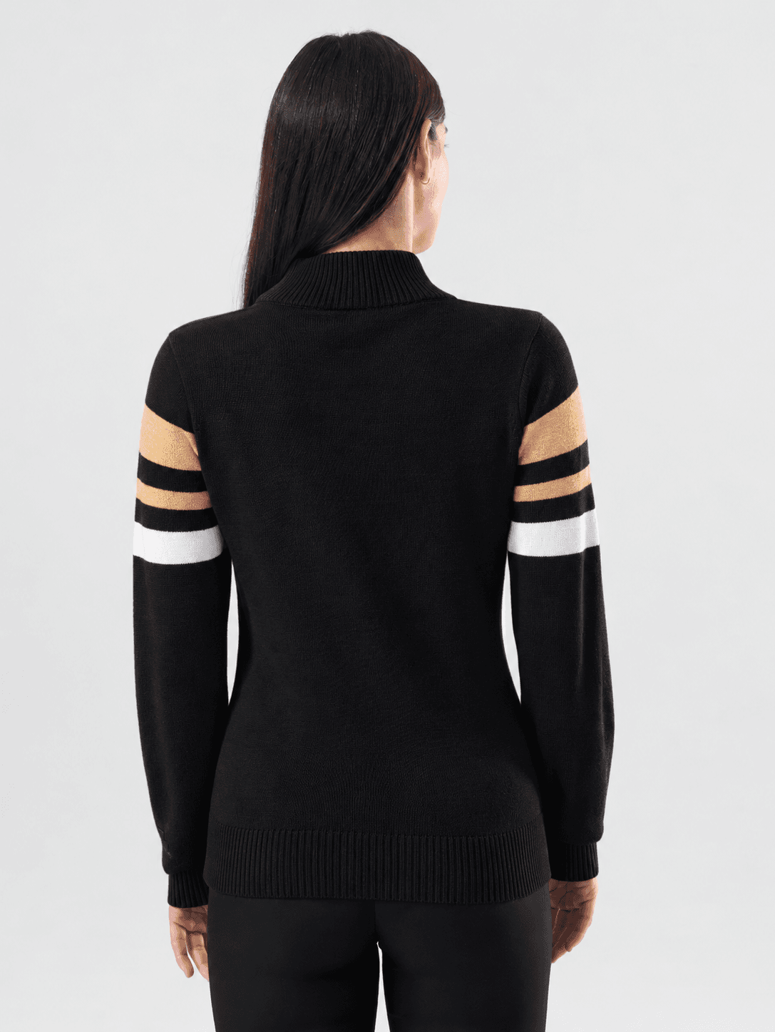 PRIYA3 Women's Sweater - BLACK